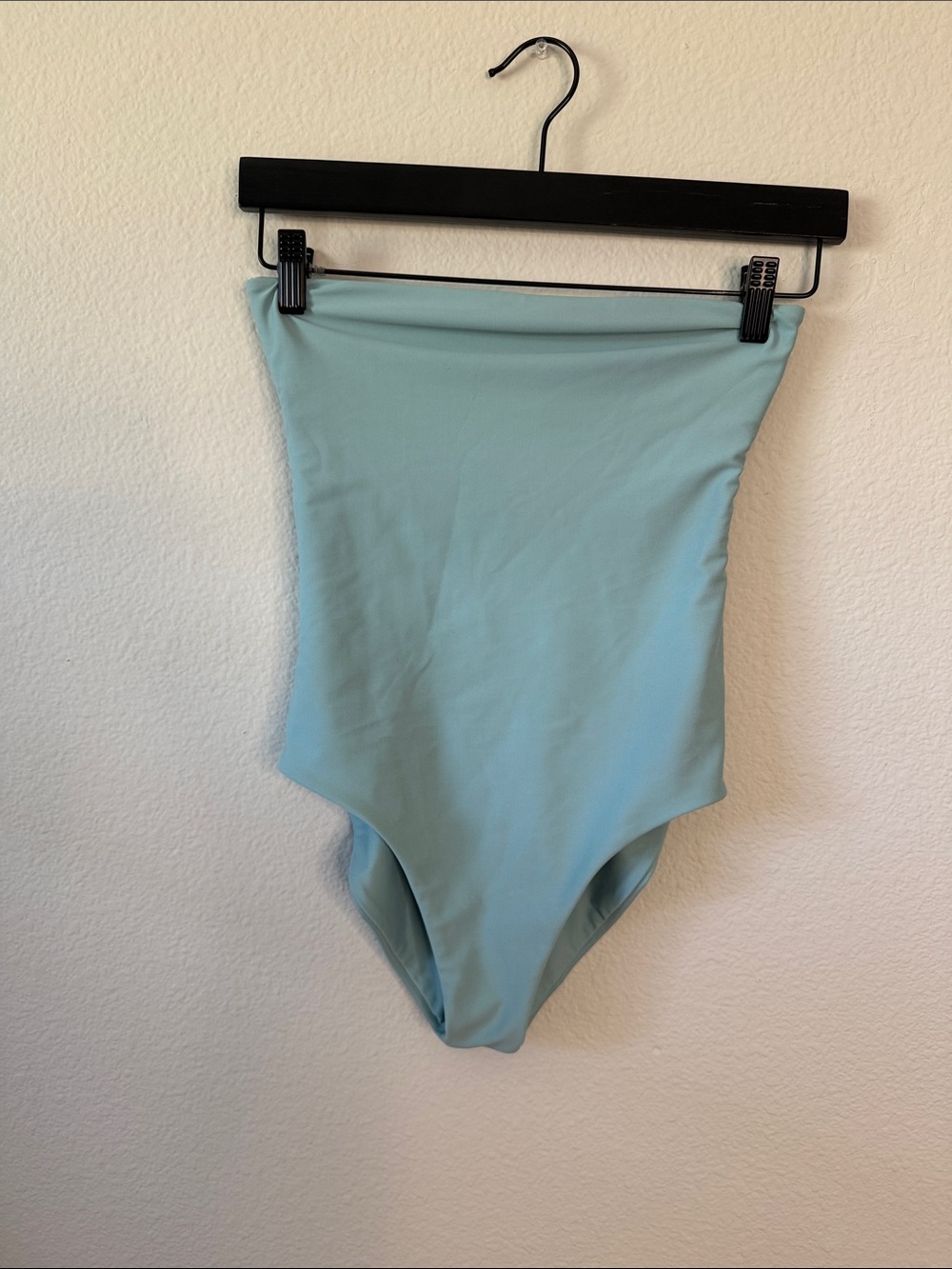 Jade Seafoam Strapless One-Piece Swimsuit Size S
